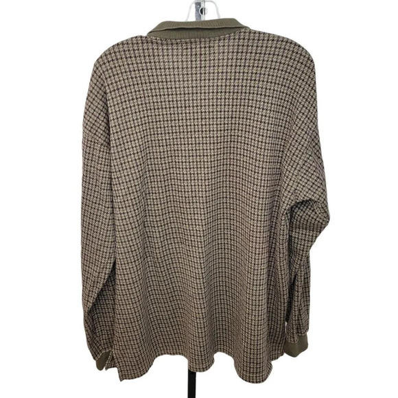 Eddie Bauer Vintage Henley Collared  Long Sleeve Sweater - Picture 4 of 7